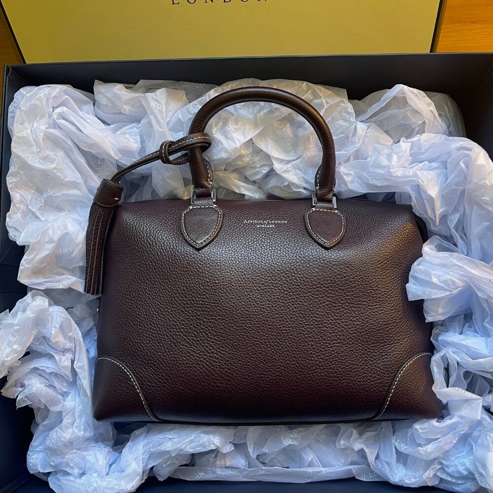 NWT Hudson Bag - Aspinal of London - with original box with dust bag - Picture 5 of 16